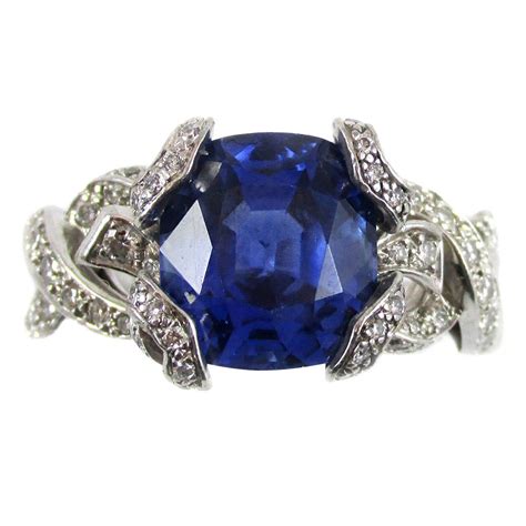 dior vintage blu zaffire ring|dior rings for sale.